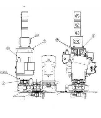 Гидравлический насос Hitachi 4332856 PUMP;GEAR